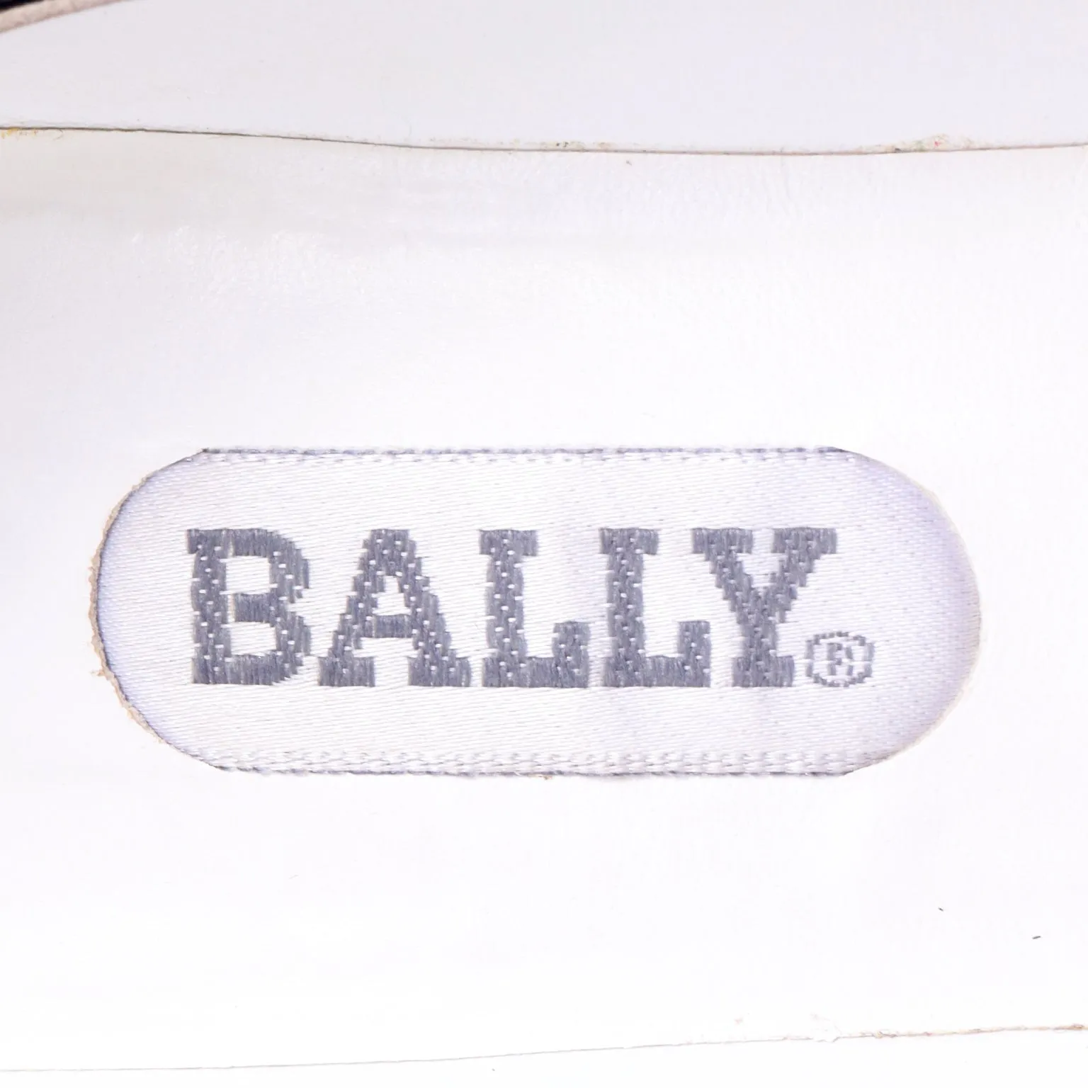 1990s Bally Leather Black & White Striped Vintage Shoes with Box