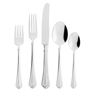 45pc Julliard 18/10 Stainless Steel Flatware Set