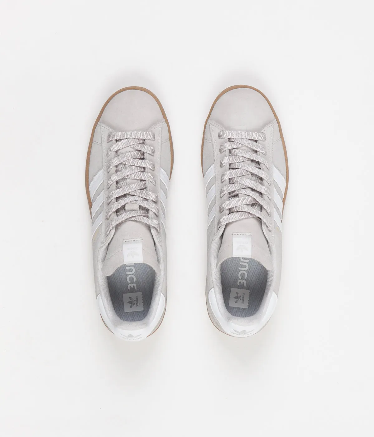 Adidas Campus ADV Shoes - Grey One / White / Gold Metallic