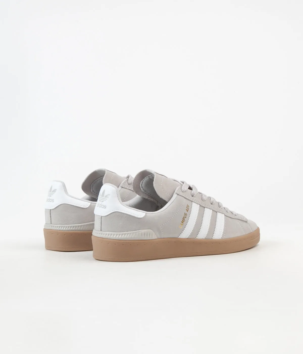 Adidas Campus ADV Shoes - Grey One / White / Gold Metallic