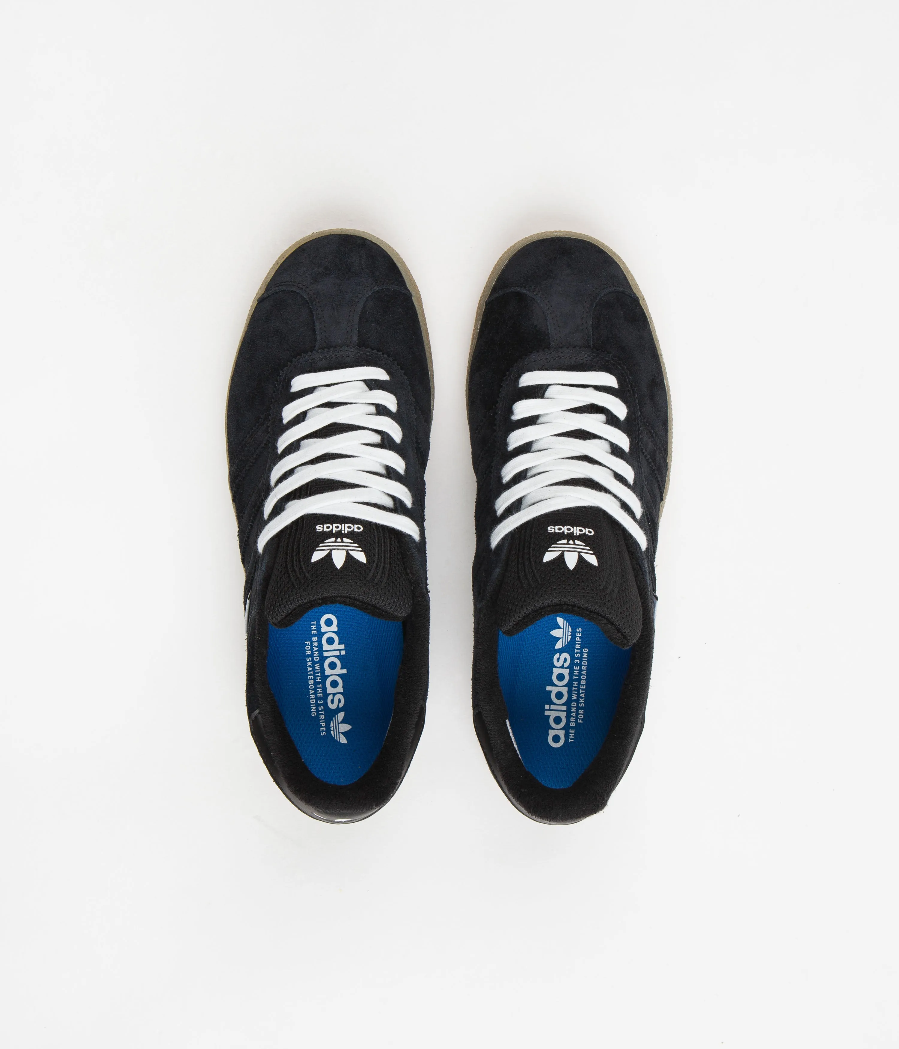 Adidas Gazelle ADV Shoes - Core Black / FTWR White / Bluebird