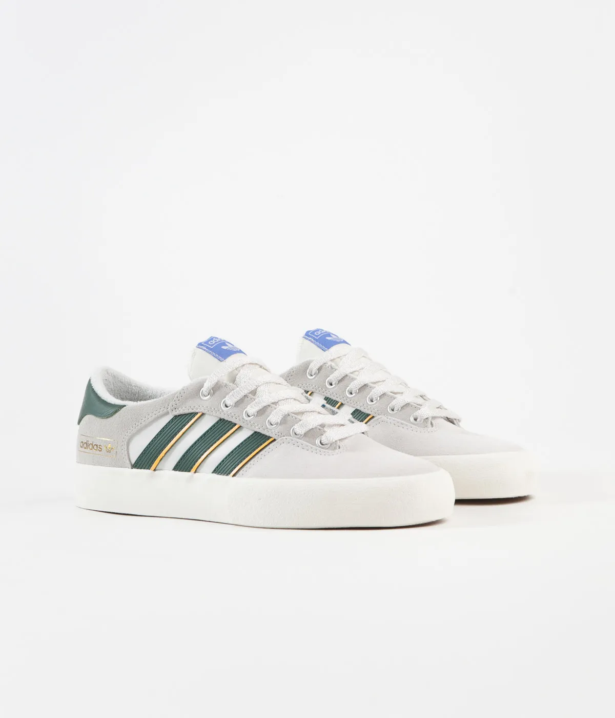 Adidas Matchbreak Super Shoes - Crystal White / Collegiate Green / Crew Yellow