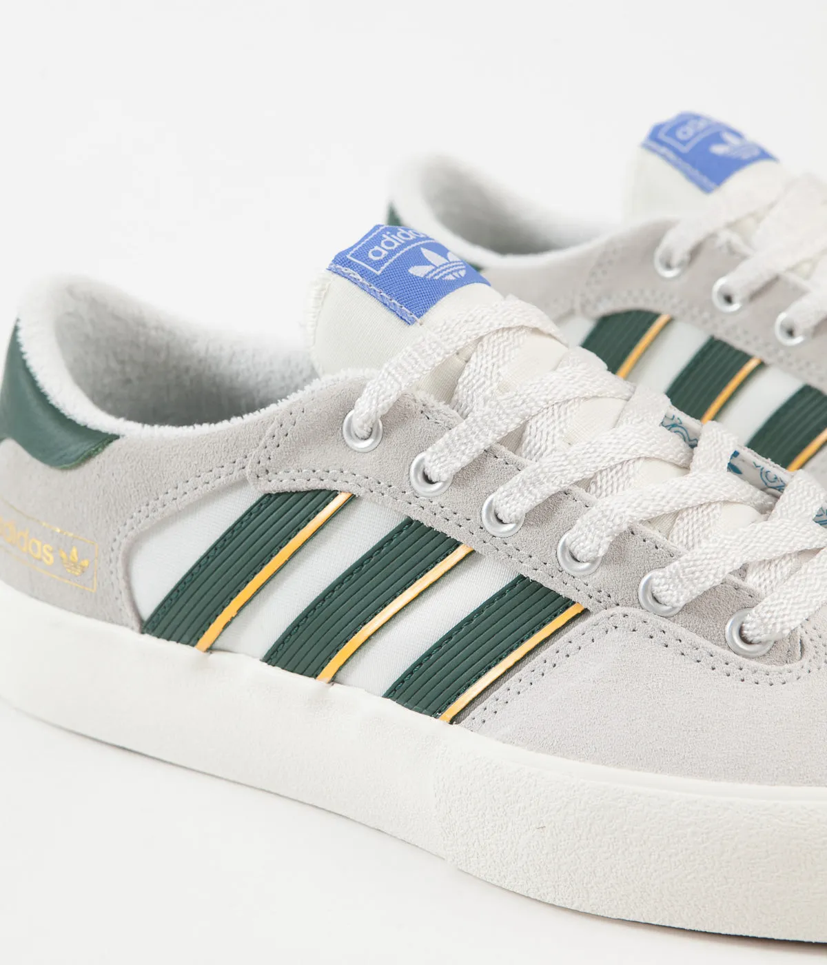 Adidas Matchbreak Super Shoes - Crystal White / Collegiate Green / Crew Yellow