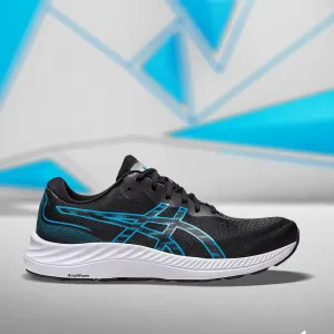 ASICS GEL-EXCITE 9 (M) - BLACK/ISLAND BLUE RUNNING SHOES