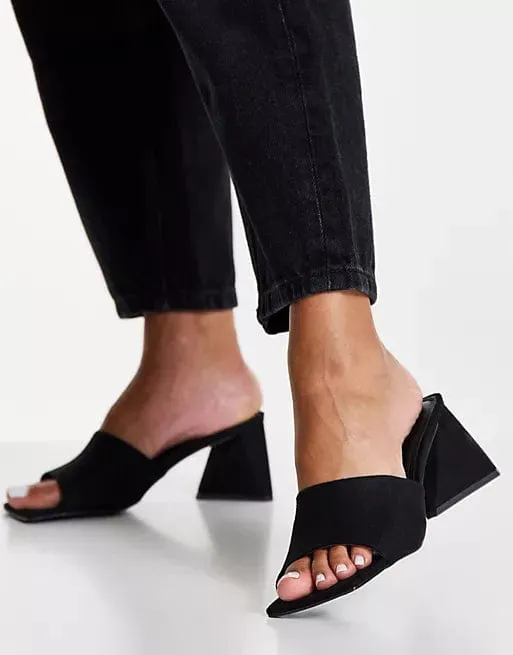 ASOS - Halliwell Block Heeled Mules