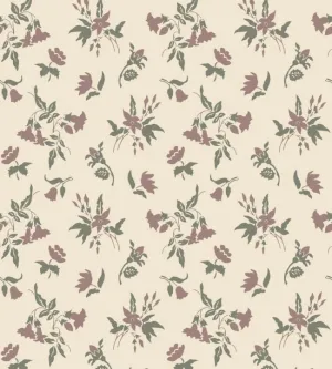 Auguste Wallpaper by Farrow & Ball BP6502 White Tie / Treron