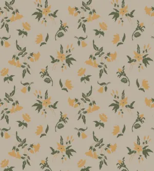 Auguste Wallpaper by Farrow & Ball BP6504 Bancha / India Yellow