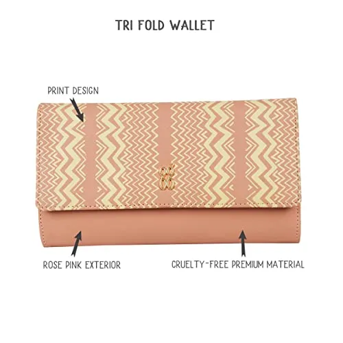 Baggit Women's Wallet (Pink)