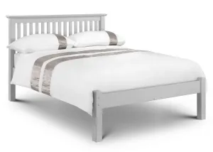 Barcelona Dove Grey Low Foot End Bed