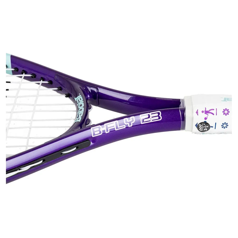 B`Fly 23 Junior Tennis Racquet Purple and Blue