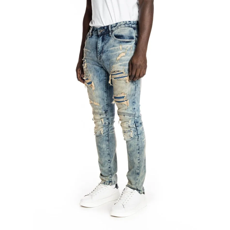 Big and Tall Engineered Jeans - Garrison Blue