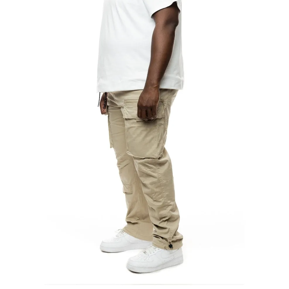 Big And Tall Utility Jogger Twill Pant - Sand