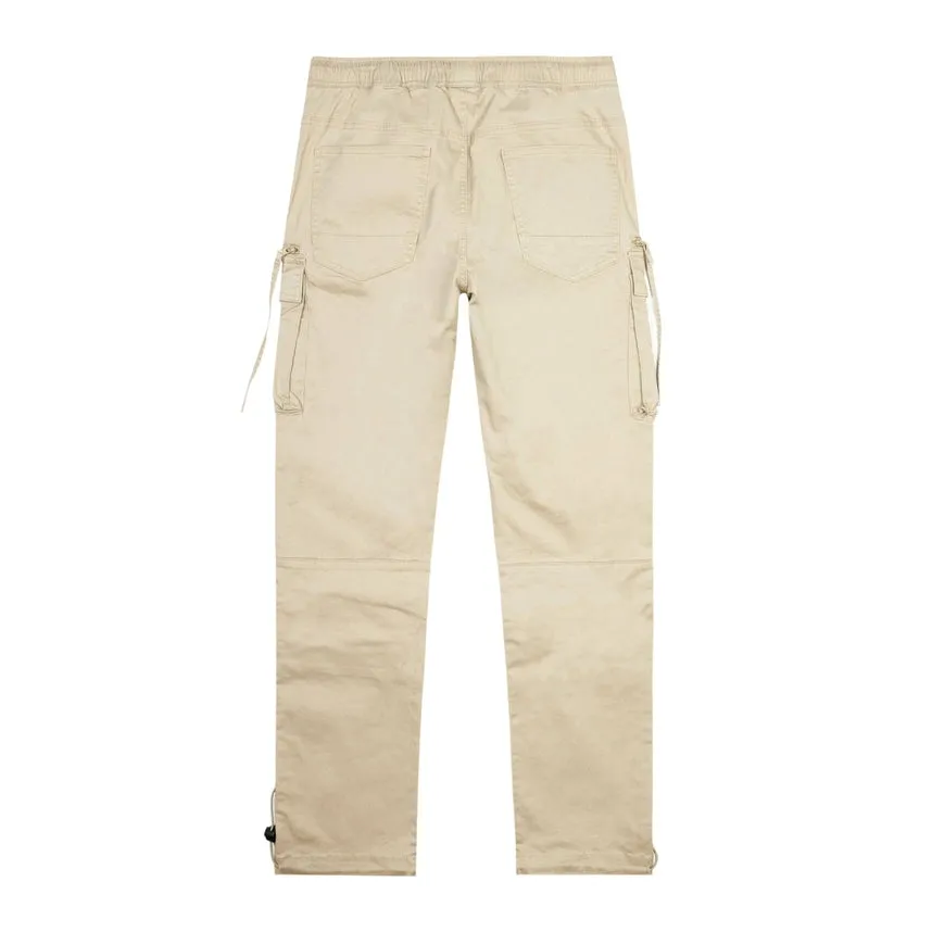 Big And Tall Utility Jogger Twill Pant - Sand