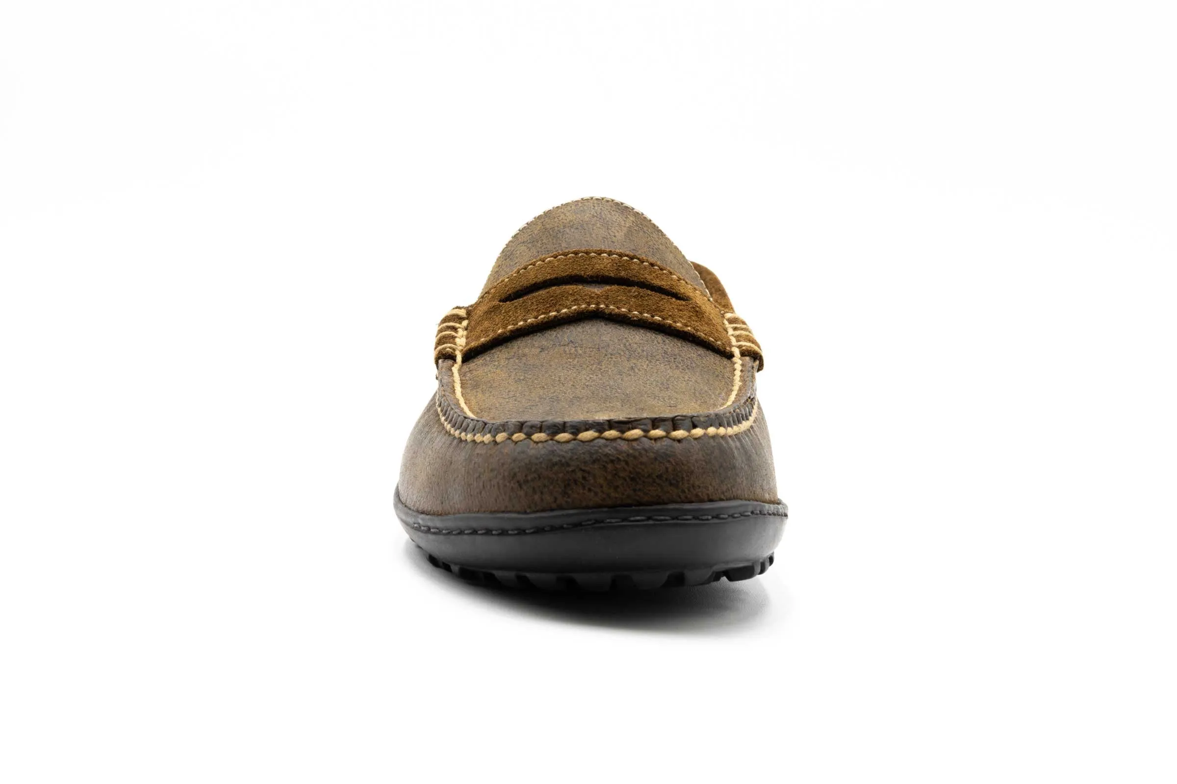 Bill Safari African Kudu Penny Loafers - Caper