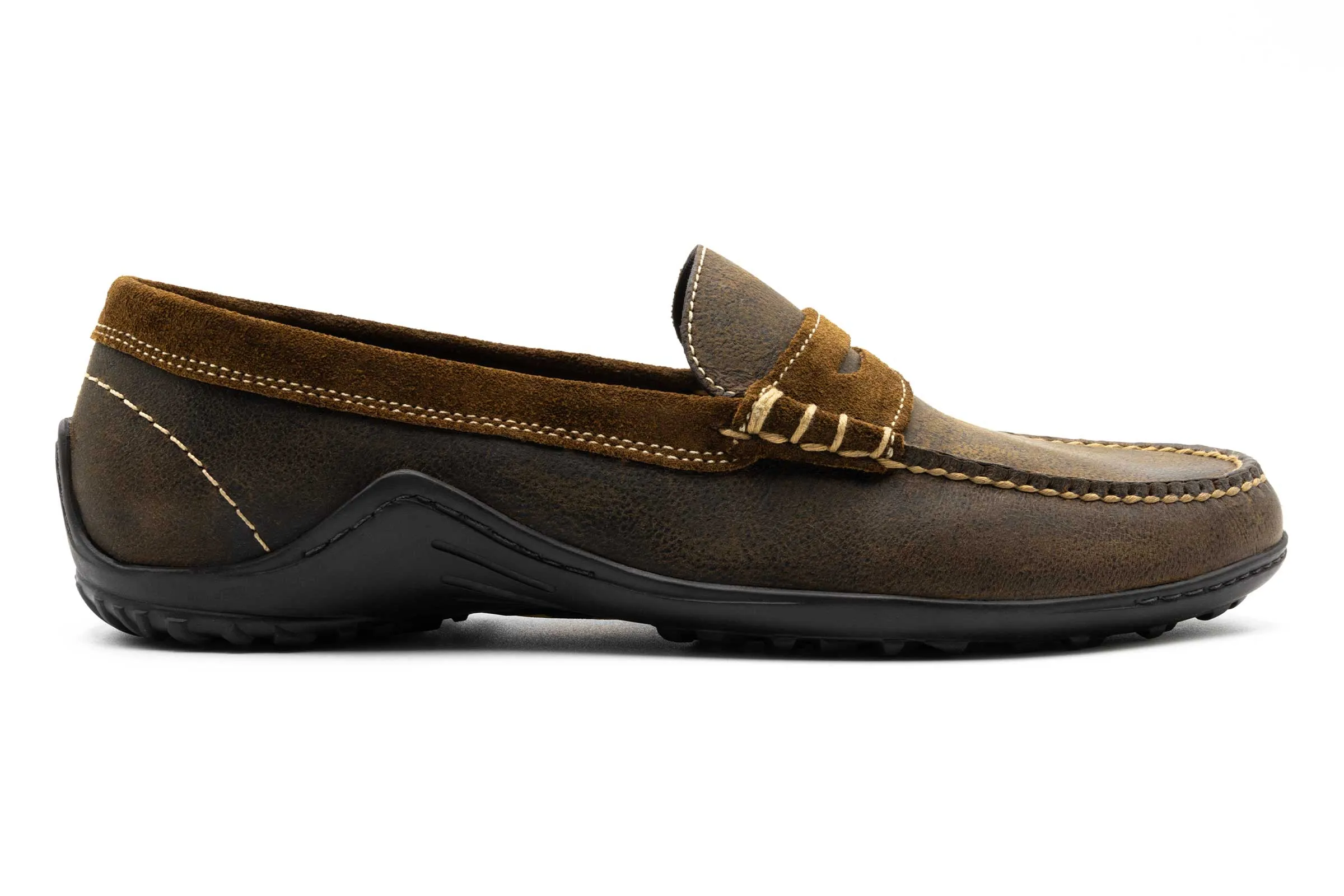 Bill Safari African Kudu Penny Loafers - Caper