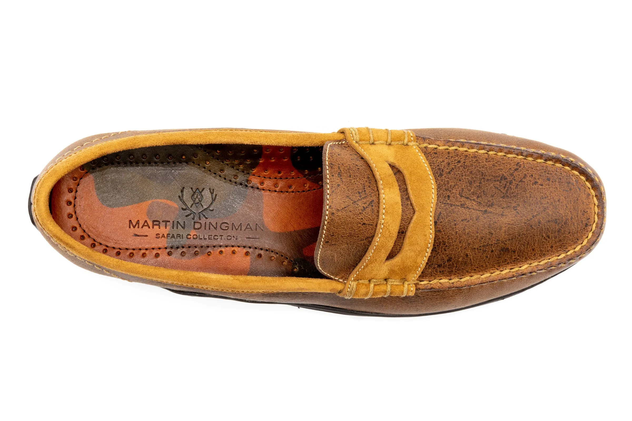 Bill Safari Kudu Penny Loafers - Mocha