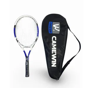 Blue Ace Tennis Racket with a Cover