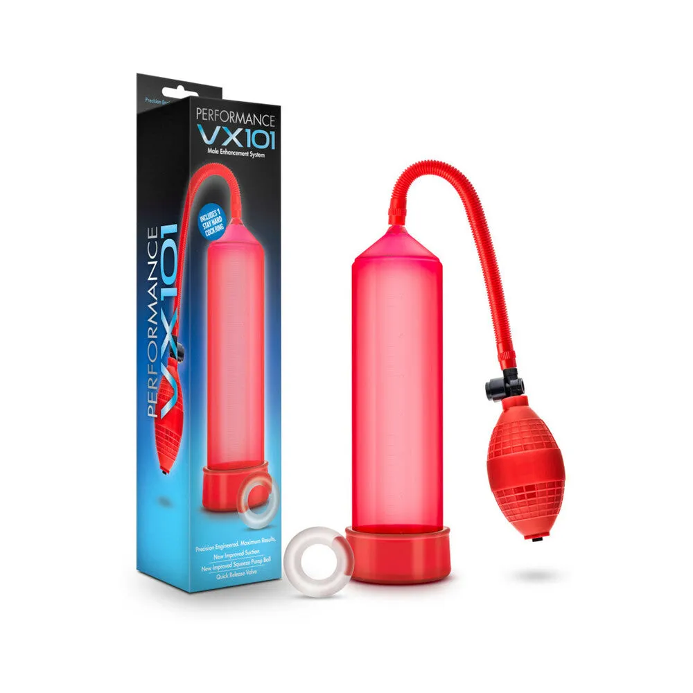 Blush Performance VX101 Male Enhancement Pump Red