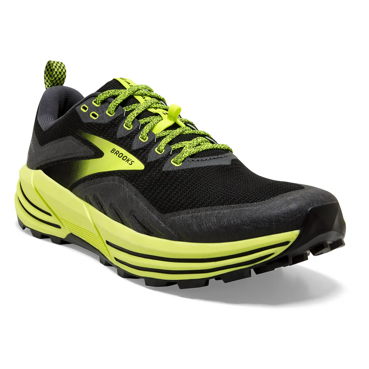 Brooks Cascadia 16 Mens | Black/ebony/nightlife