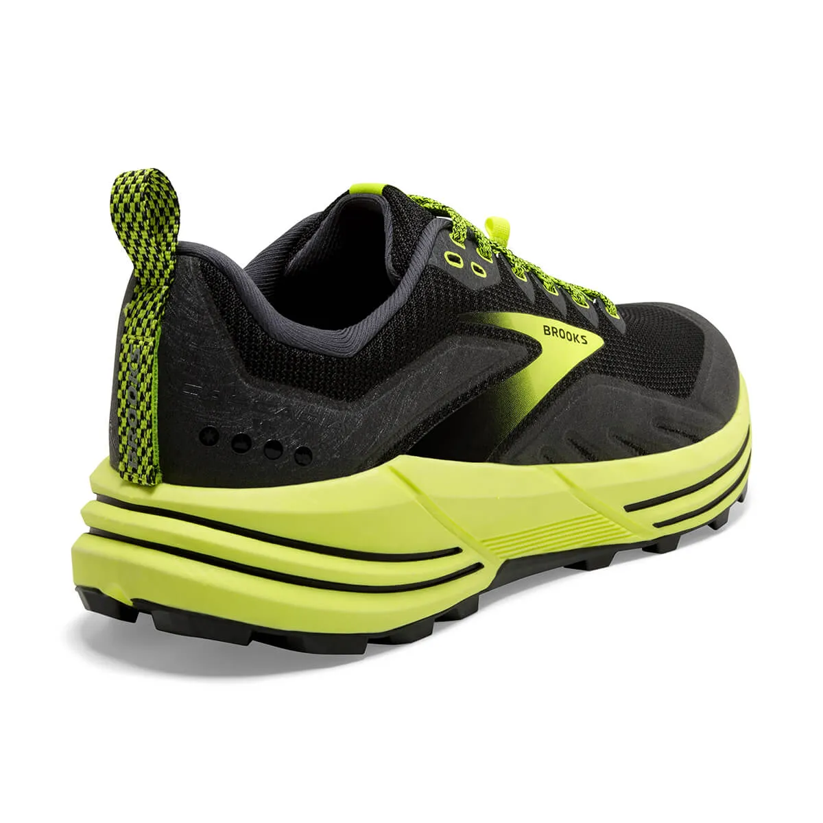 Brooks Cascadia 16 Mens | Black/ebony/nightlife