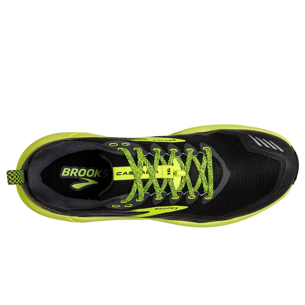 Brooks Cascadia 16 Mens | Black/ebony/nightlife