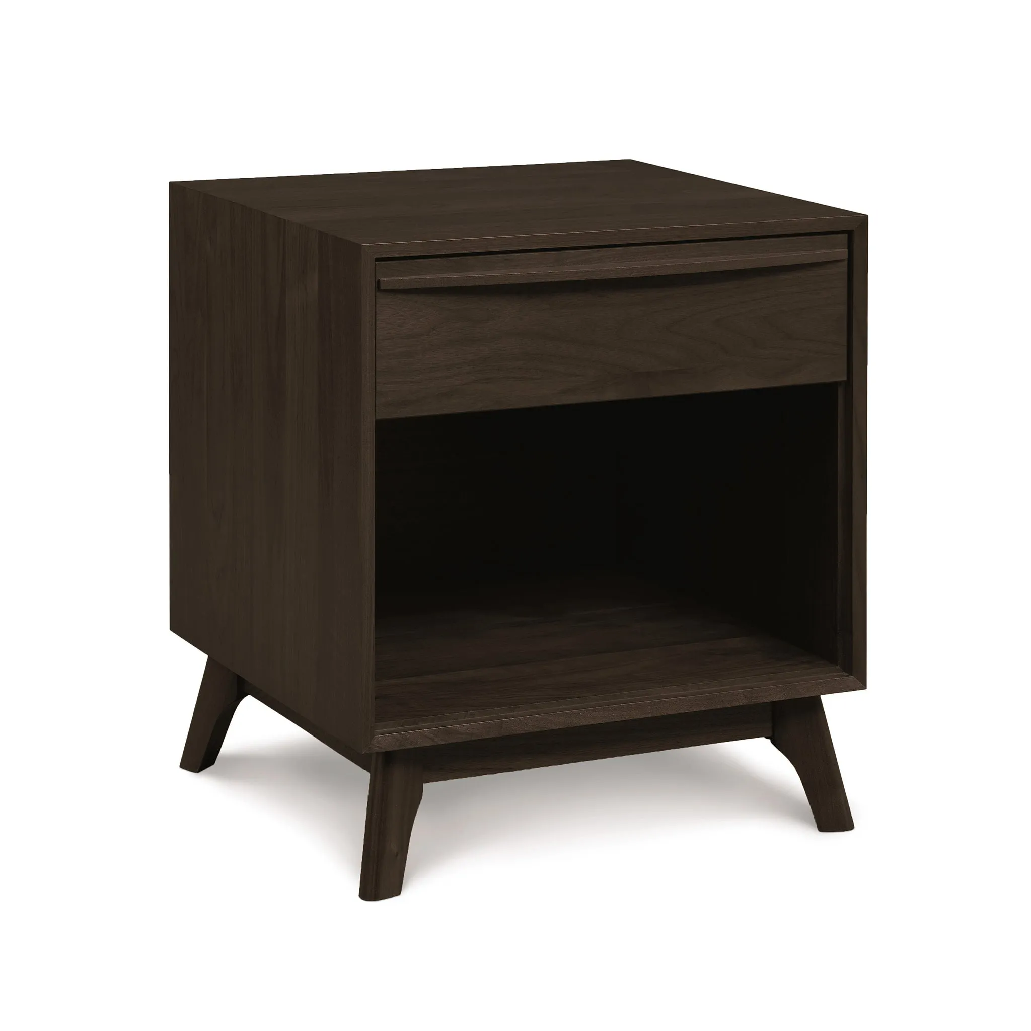 Catalina 1-Drawer Enclosed Shelf Nightstand