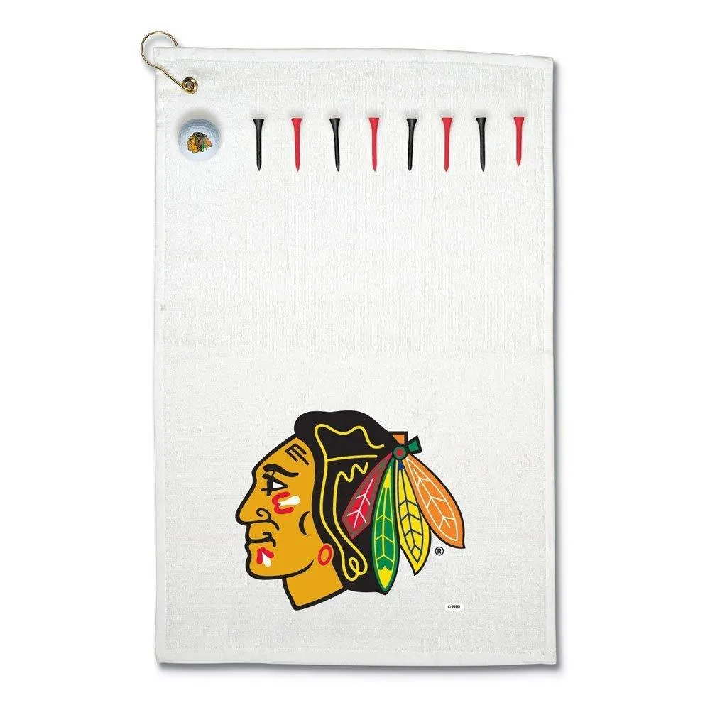 Chicago Blackhawks Mcarthur Towel and Sports Golf Gift Set