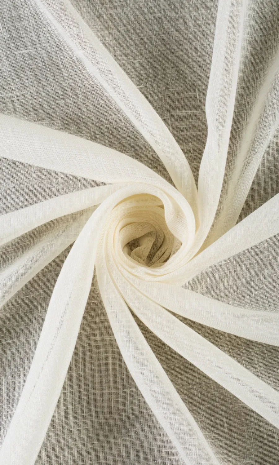 'Coconut Mist' Fabric by the Metre (Cream/ Milky White)