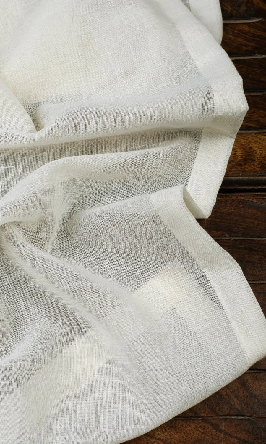 'Coconut Mist' Fabric by the Metre (Cream/ Milky White)