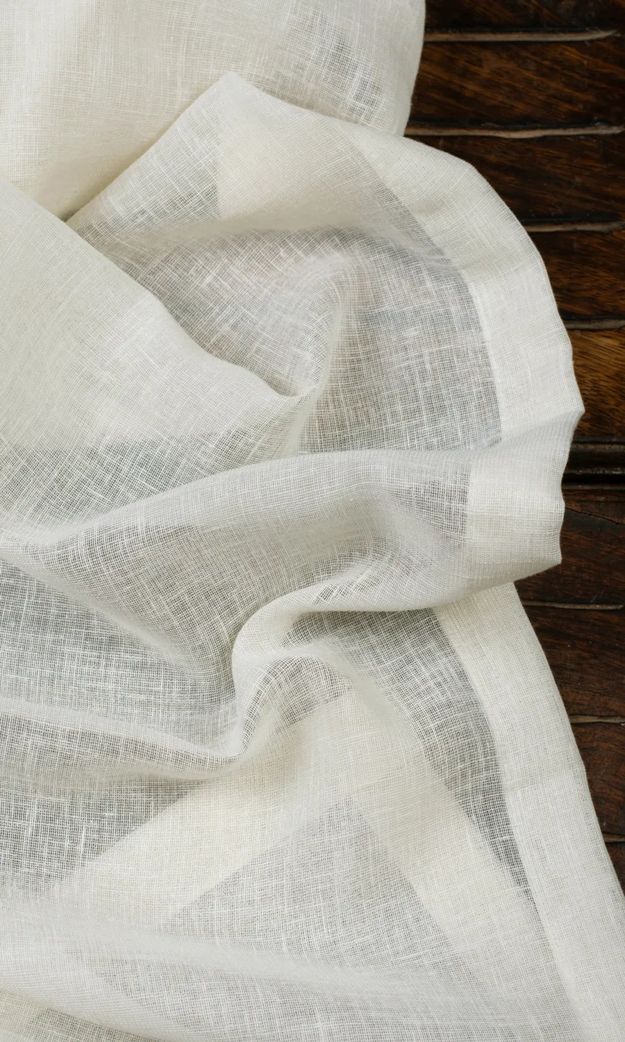 'Coconut Mist' Fabric by the Metre (Cream/ Milky White)