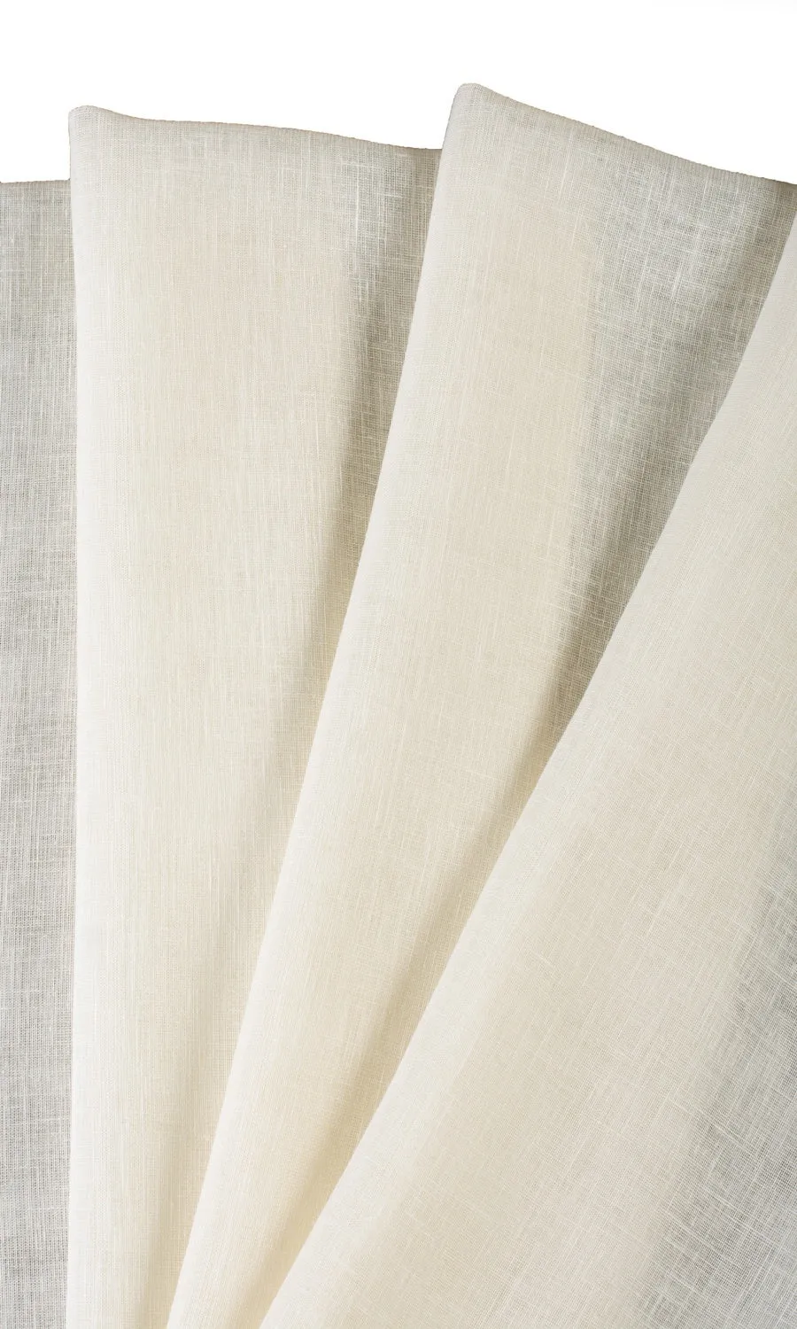 'Coconut Mist' Fabric by the Metre (Cream/ Milky White)