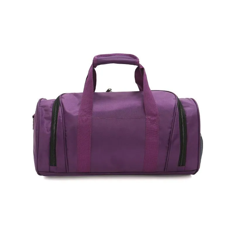 Cylinder shape fitness travel bag