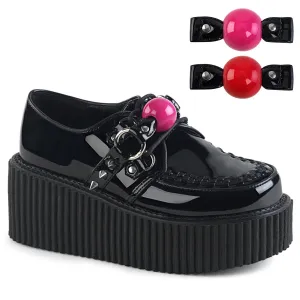 Demonia CREEPER-222 | Black  Patent Leather Creepers