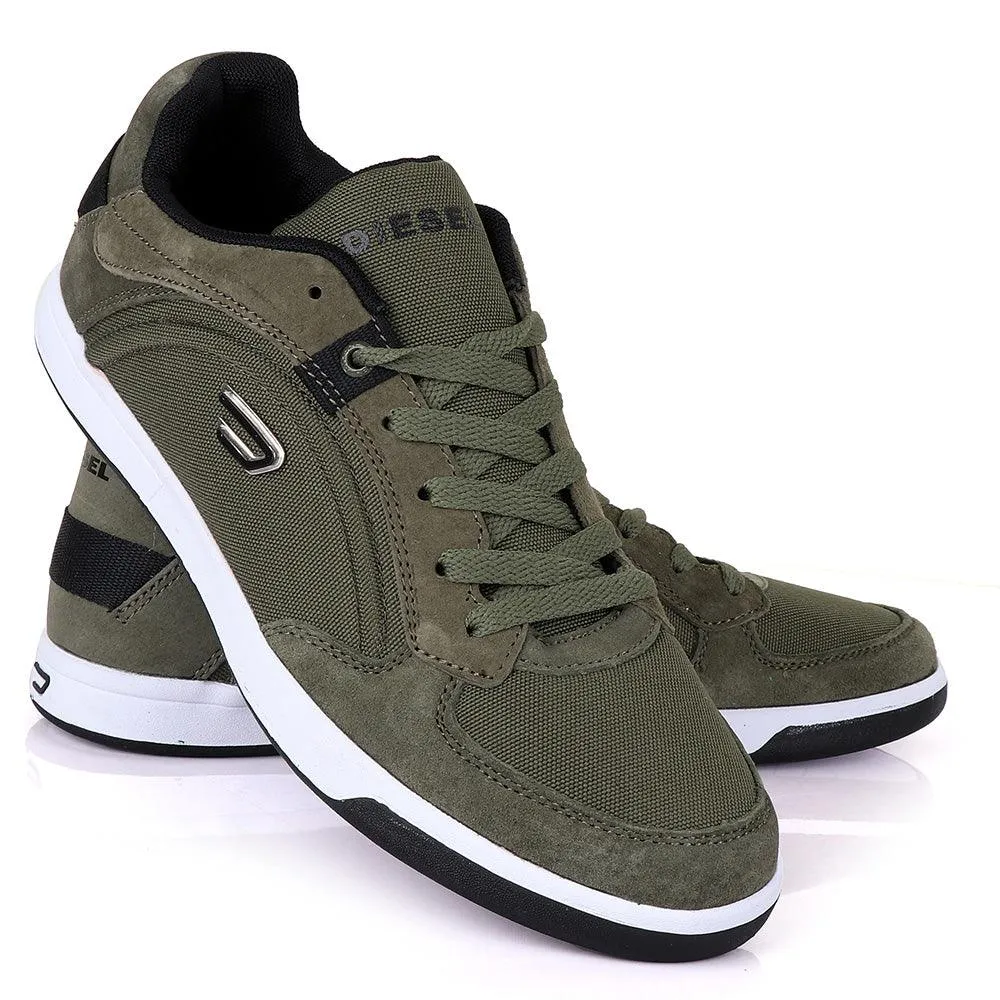 Diesel Classic foot Men's Flat Shade of Green sneakers