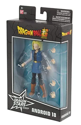 Dragon Ball Super - Dragon Stars - Android 18, 6.5" Action Figure