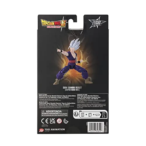 Dragon Ball Super - Dragon Stars - Son Gohan Beast (Super Hero), 6.5" Action Figure