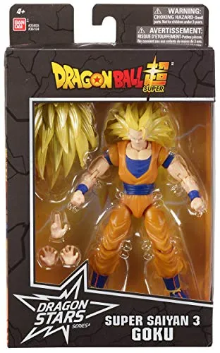 Dragon Ball Super - Dragon Stars - Super Saiyan 3 Goku, 6.5" Action Figure