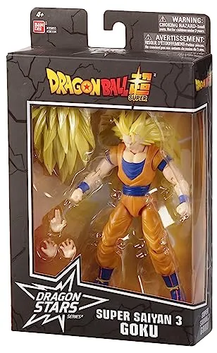 Dragon Ball Super - Dragon Stars - Super Saiyan 3 Goku, 6.5" Action Figure