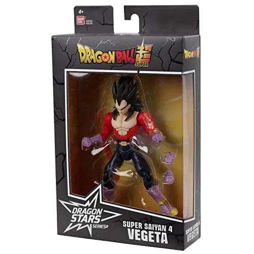 Dragon Ball Super - Dragon Stars - Super Saiyan 4 Vegeta, 6.5" Action Figure