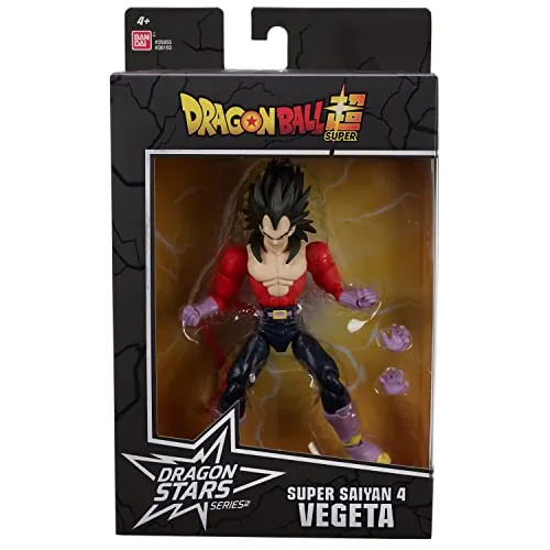 Dragon Ball Super - Dragon Stars - Super Saiyan 4 Vegeta, 6.5" Action Figure