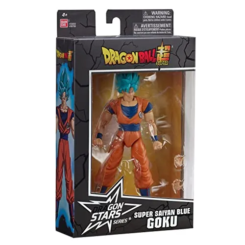 Dragon Ball Super - Dragon Stars - Super Saiyan Blue Goku, 6.5" Action Figure