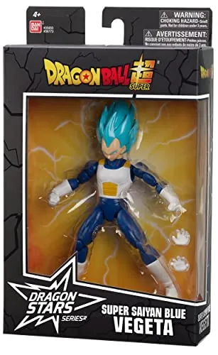 Dragon Ball Super - Dragon Stars - Super Saiyan Blue Vegeta Version 2, 6.5" Action Figure