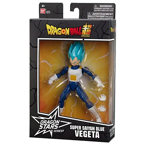 Dragon Ball Super - Dragon Stars - Super Saiyan Blue Vegeta Version 2, 6.5" Action Figure