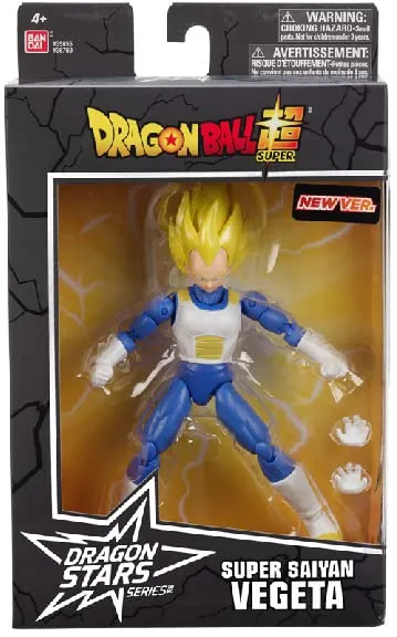 Dragon Ball Super - Dragon Stars - Super Saiyan Vegeta Version 2, 6.5" Action Figure