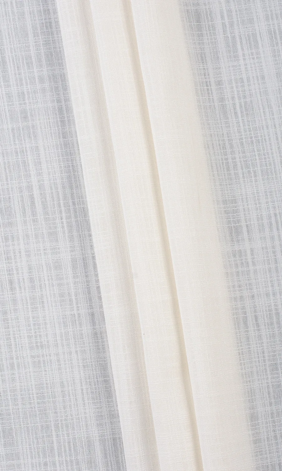 'Dreamlight' Linen-Texture Semi-Sheer Window Blinds (Off-White)