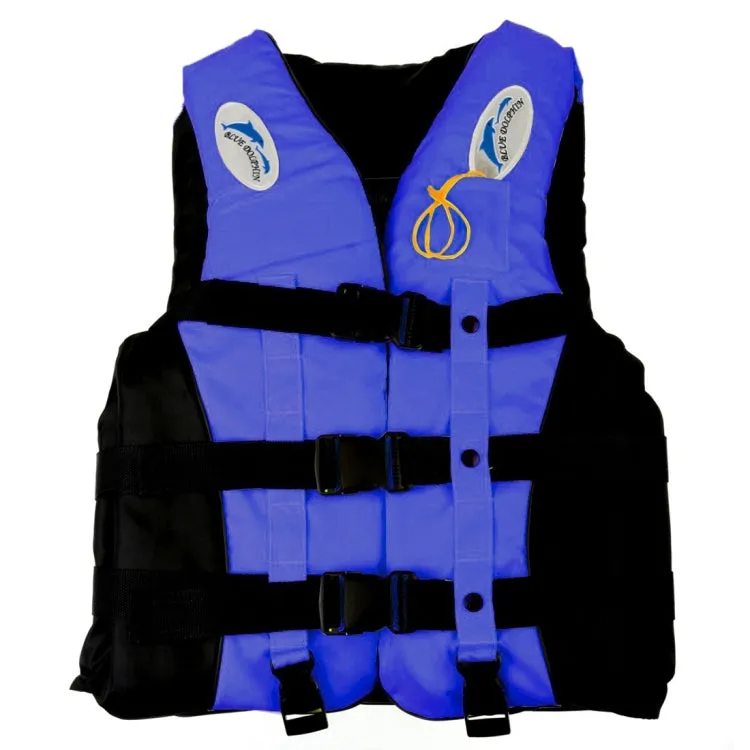 Drifting Swimming Fishing Life Jackets with Whistle for Adults,Size: XL(Blue)