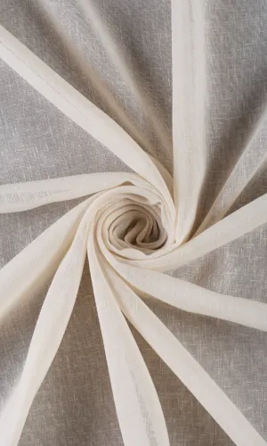 'Dusty Oak' Fabric by the Metre (Warm Ivory/ Pale Beige)