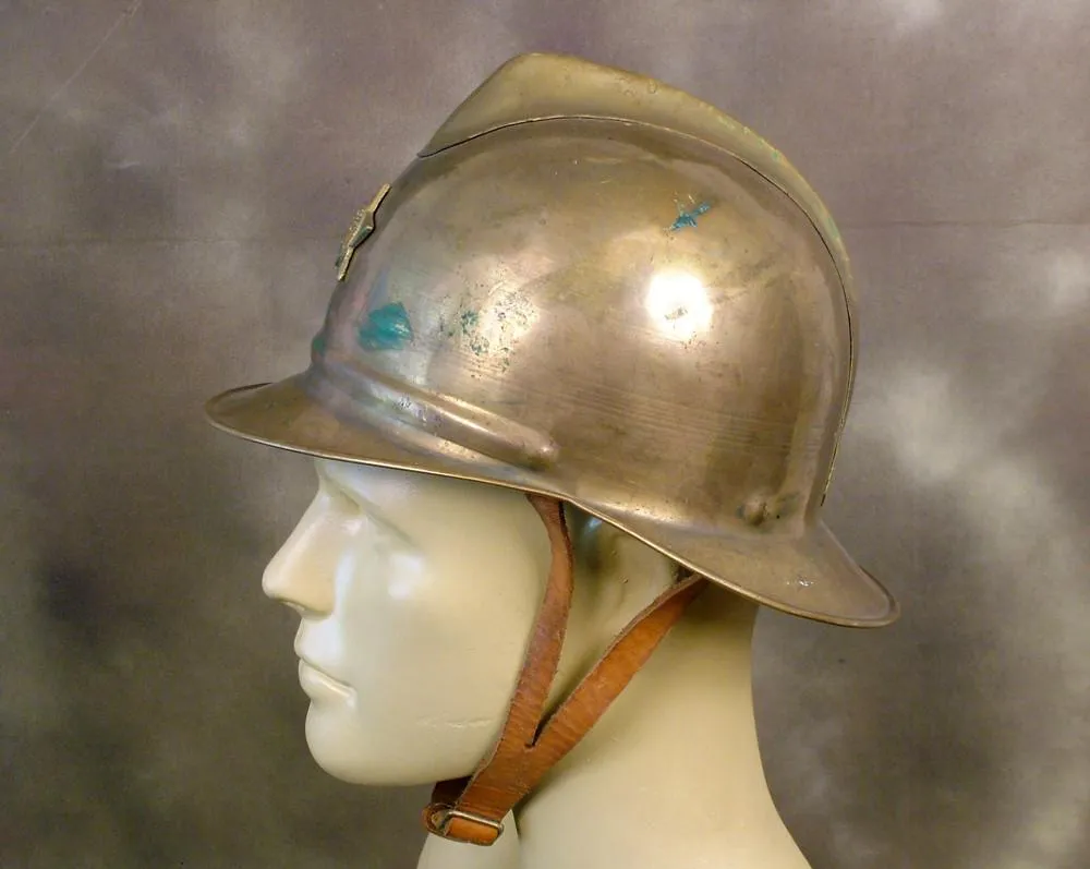 Early Soviet Brass Fire Helmet (One Only)