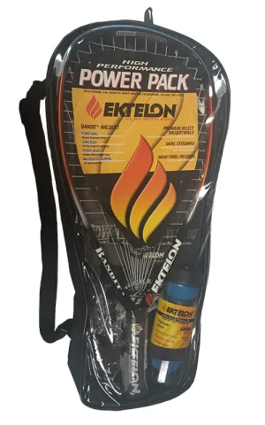 Ektelon Power Pack with Bandit Ti Racquetball Racquet, SS