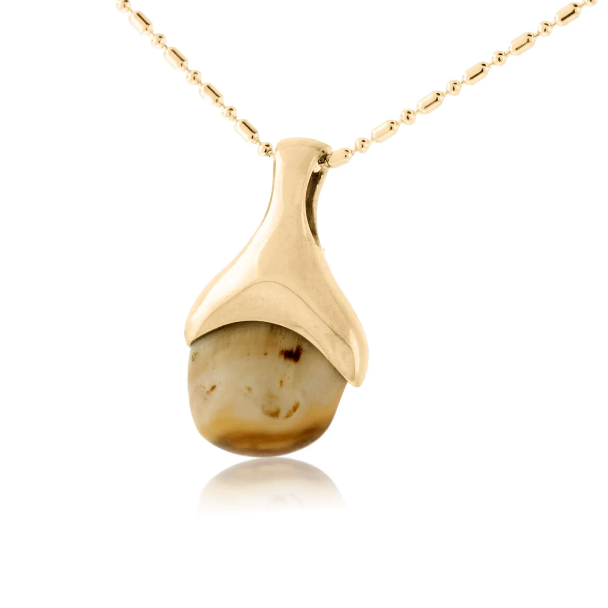 Elk Ivory Cap Pendant